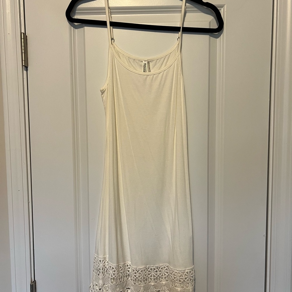 Ivory Lace Detail Dress